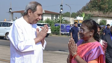 President Droupadi Murmu's Odisha Visit: CM Naveen Patnaik Says 'Hope President Murmu Had Pleasant Stay and Carried Back Rich Memories of Hospitality' (See Pic)